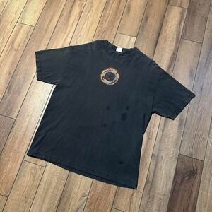 Vintage‎ OCC Orange County Choppers Biker Graphic Tee Men's XL Black Grunge